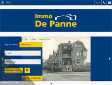 Tablet Screenshot of immodepanne.be